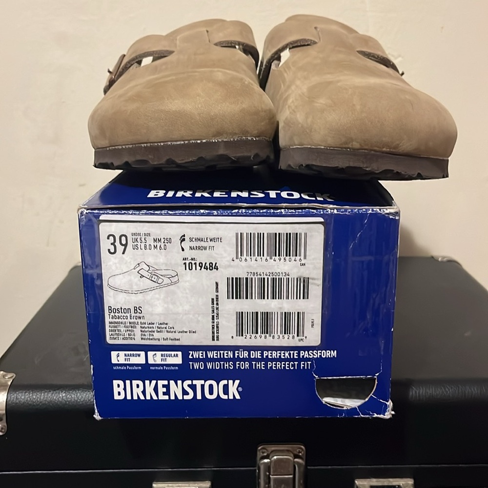 Birkenstock Boston Leather Soft Footbed Clog